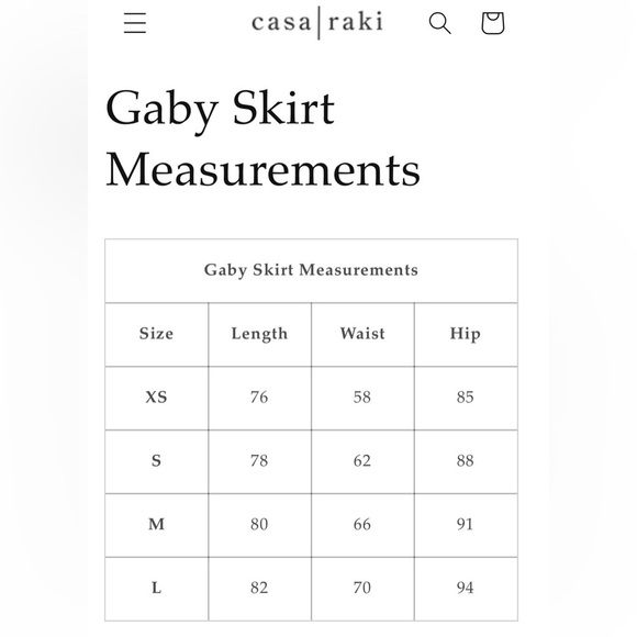 Casa | Raki Gaby Black Linen Knot Front Side Slit Midi Skirt EUC Size Medium - Picture 12 of 12